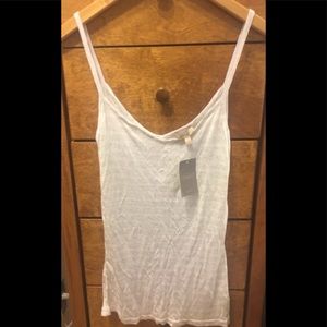 Anthropologie Bordeaux Spaghetti Strap StripedTank